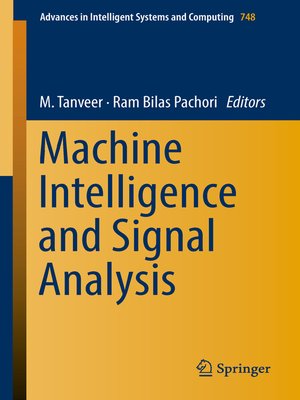 cover image of Machine Intelligence and Signal Analysis